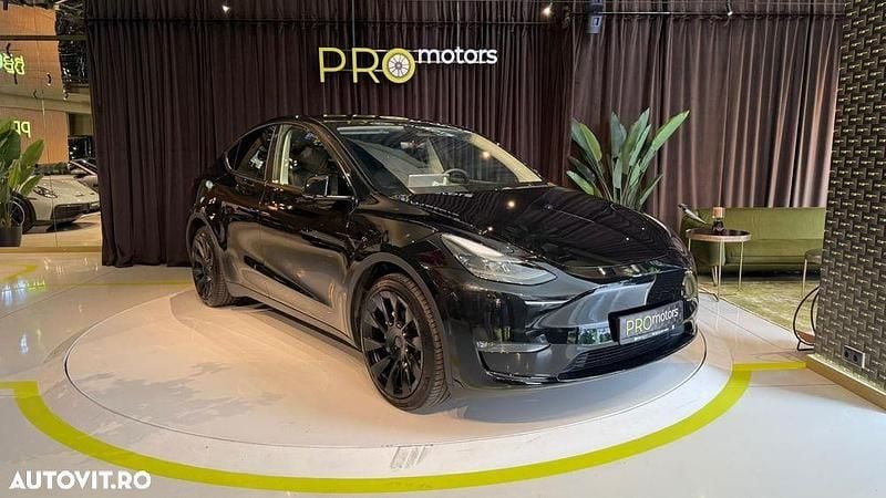 Negru Utilizat 2024 Tesla Model Y Long Range SUV | 42.900 EUR (Puțin scump) - Imagine 1/4