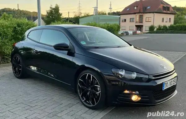 Negru Utilizat 2009 VW Scirocco Coupe | 4.600 EUR - Imagine 1/4
