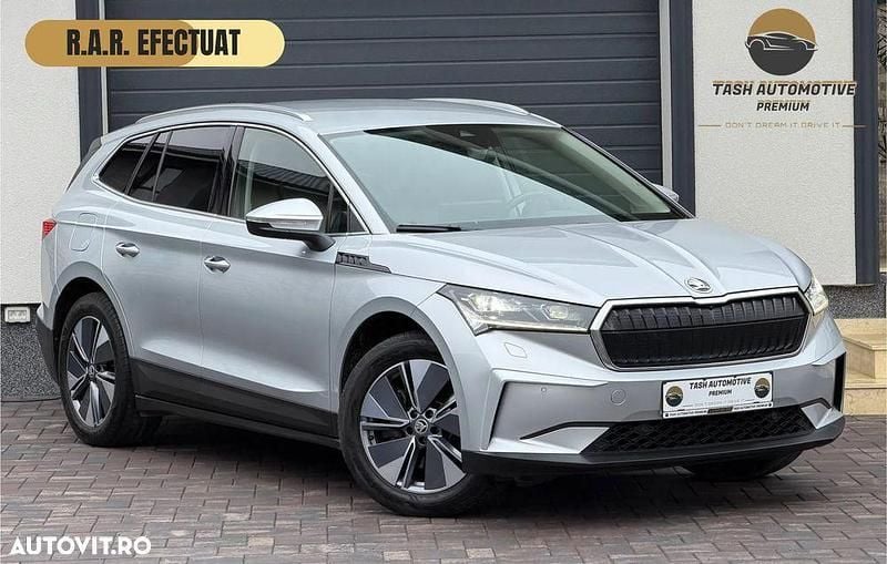 Culoareargint Second-hand 2022 Skoda Enyaq iV SUV | 23.299 EUR (Super Preț) - Imagine 1/4