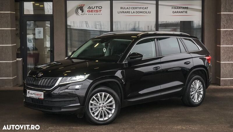 Negru Utilizat 2019 Skoda Kodiaq Ambition SUV | 22.990 EUR (Preț OK) - Imagine 1/4