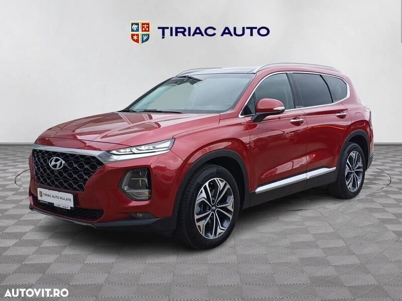 Rosu Utilizat 2019 Hyundai Santa Fe SUV | 26.690 EUR (Preț OK) - Imagine 1/4