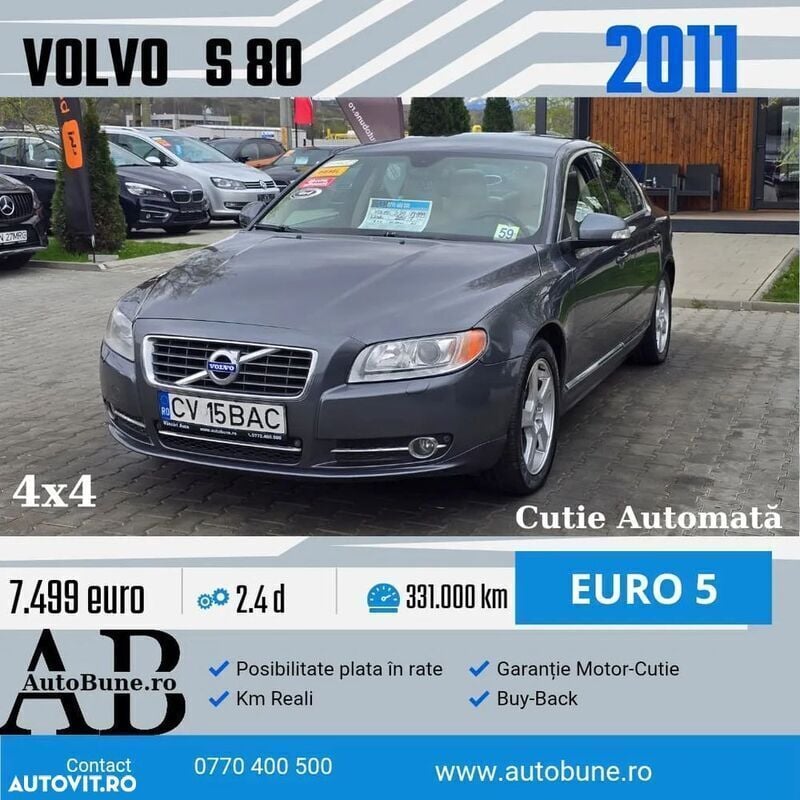 Gri Utilizat 2011 Volvo S80 Executive Berlinǎ | 6.499 EUR - Imagine 1/4