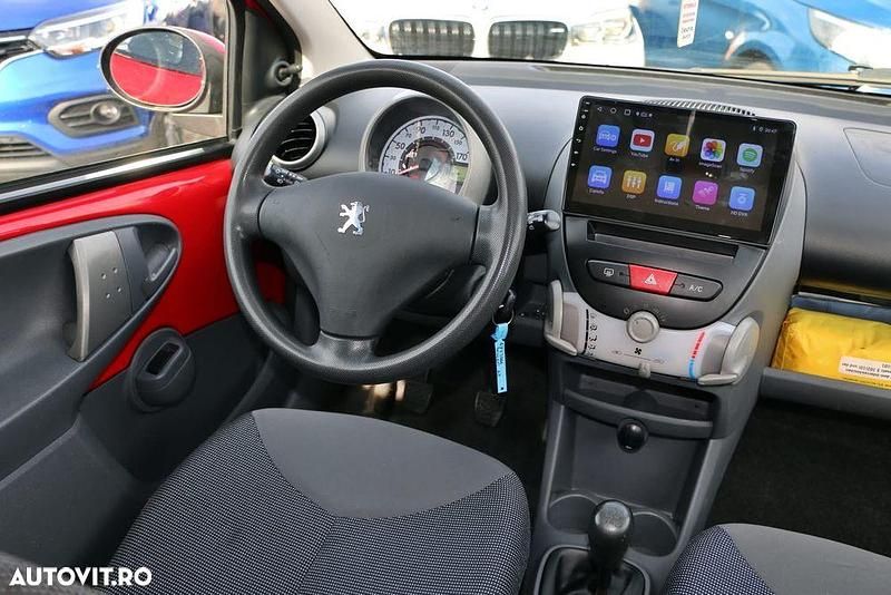 Second-hand Peugeot 107 Active 68 CP (50 kW) 2007 Culoarerosu Hatchback