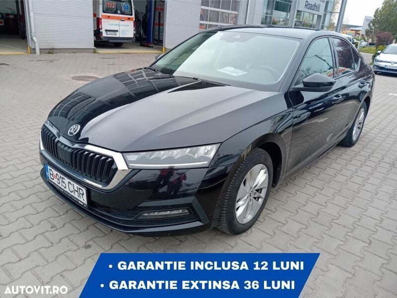 Negru Utilizat 2021 Skoda Octavia Ambition Berlinǎ | 17.350 EUR (Preț OK) - Imagine 1/4
