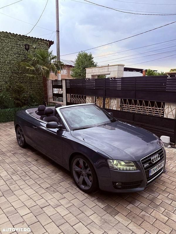 Argint Utilizat 2009 Audi A5 Cabriolet Cabrio | 6.499 EUR (Preț OK) - Imagine 1/4