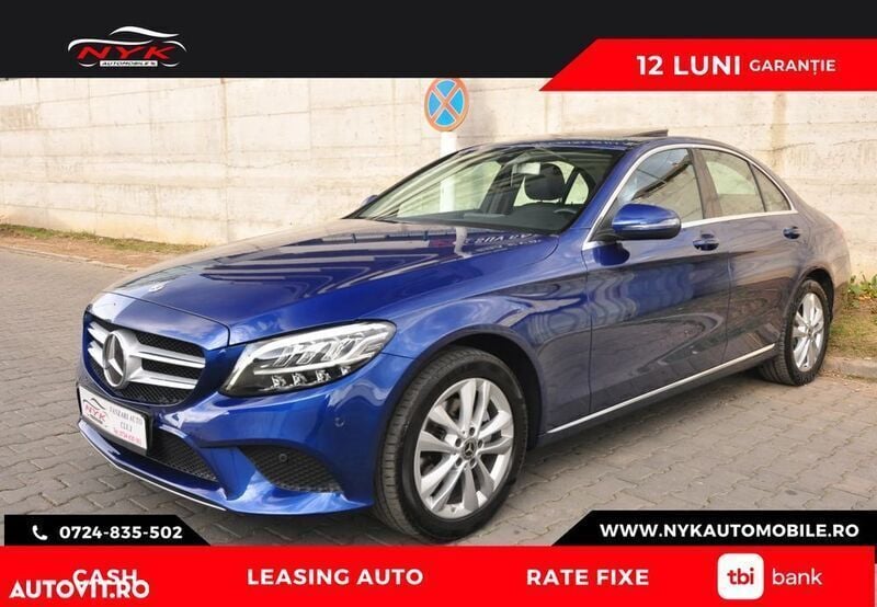 Albastru Utilizat 2019 Mercedes C220 Avantgarde Berlinǎ | 22.300 EUR (Preț OK) - Imagine 1/4