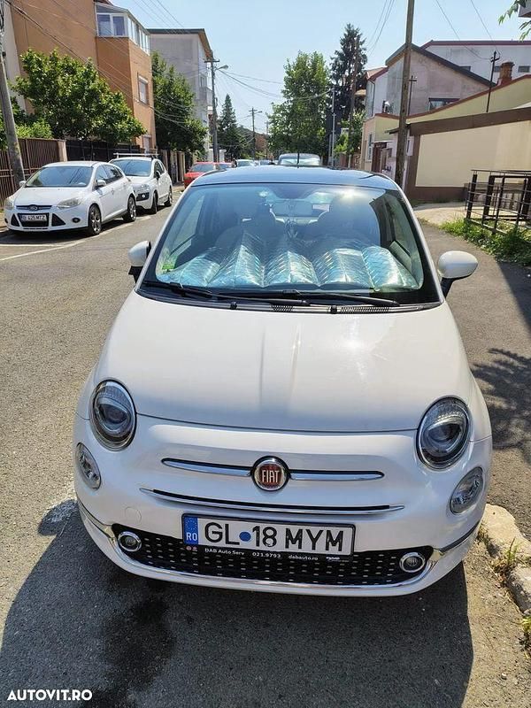 Culoarealb Utilizat 2016 Fiat 500 Hatchback | 10.000 EUR (Preț OK) - Imagine 1/4