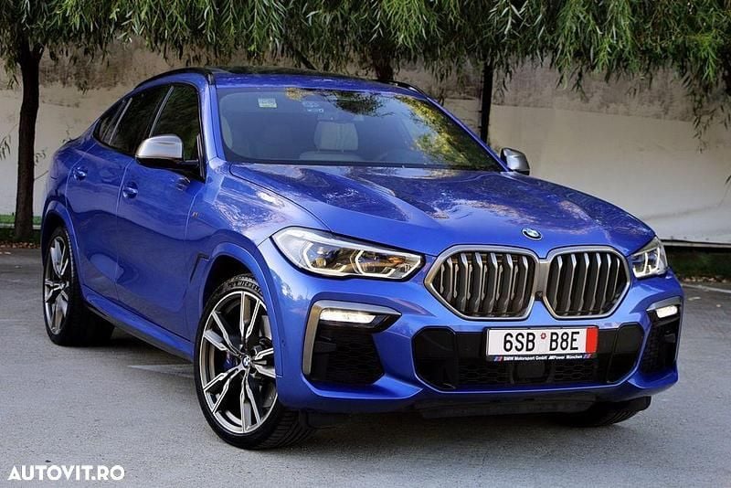 Culoarealbastru Utilizat 2021 BMW X6 M M Sport SUV | 66.990 EUR (Super Preț) - Imagine 1/4
