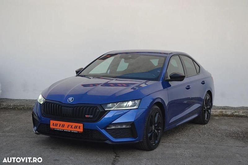 Culoarealbastru Utilizat 2022 Skoda Octavia RS Berlinǎ | 24.499 EUR (Preț OK) - Imagine 1/4