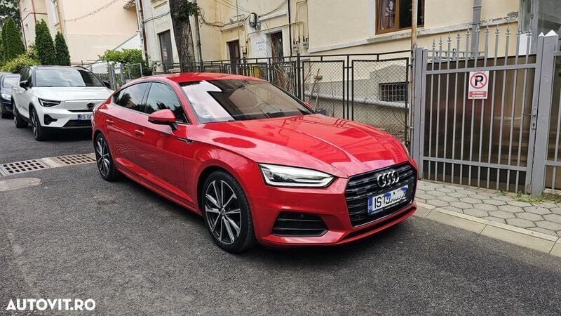 Rosu Utilizat 2019 Audi A5 Sportback Sport Coupe | 22.500 EUR (Super Preț) - Imagine 1/4