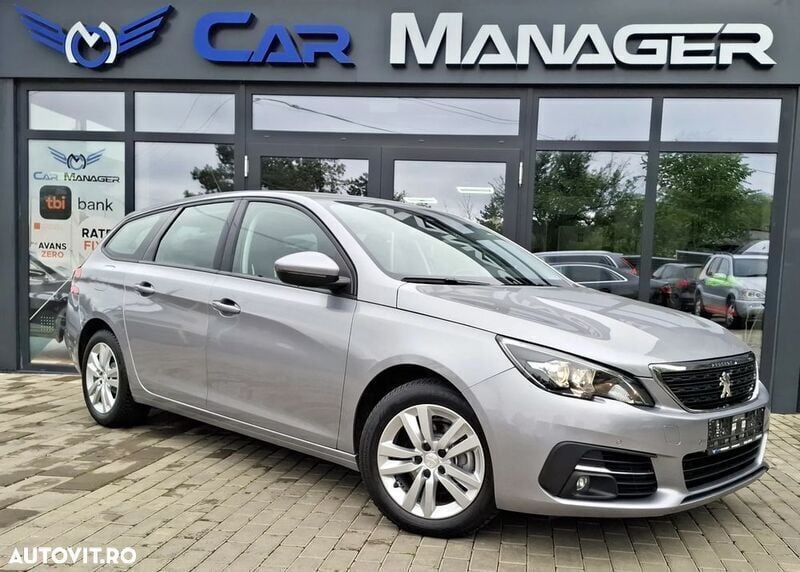 Gri Utilizat 2021 Peugeot 308 Allure Break | 8.999 EUR (Preț bun) - Imagine 1/4