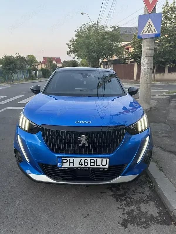 Albastru Utilizat 2021 Peugeot 2008 GTi SUV | 19.800 EUR (Preț OK) - Imagine 1/4