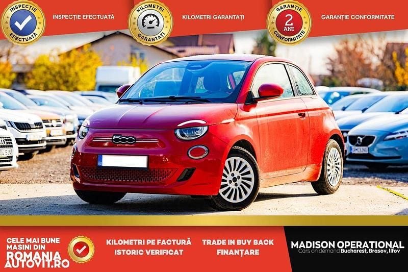 Second-hand Fiat 500e Red 69 kW (95 CP) 2023 Culoarerosu