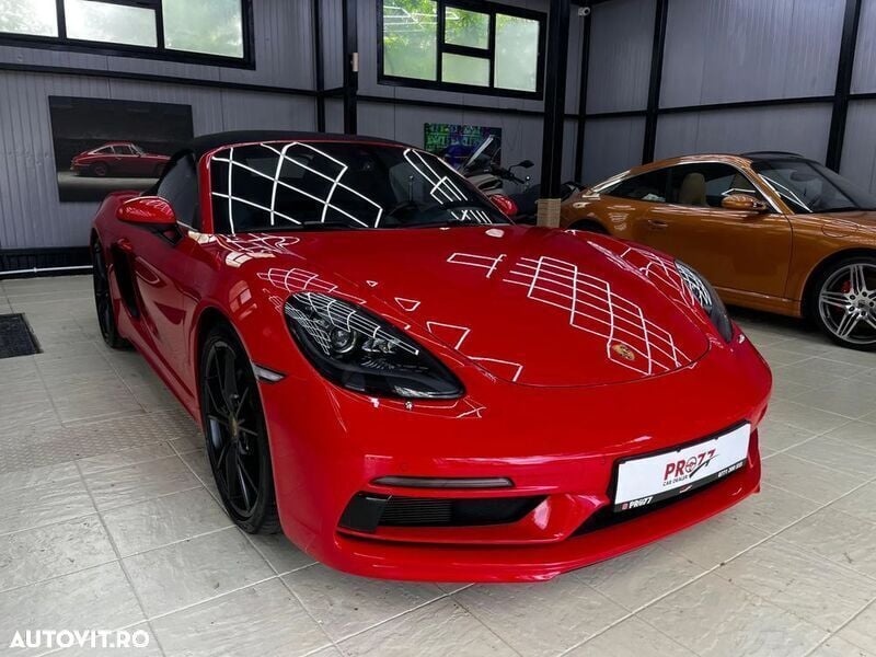 Rosu Utilizat 2022 Porsche 718 Boxster Cabrio | 66.990 EUR - Imagine 1/4