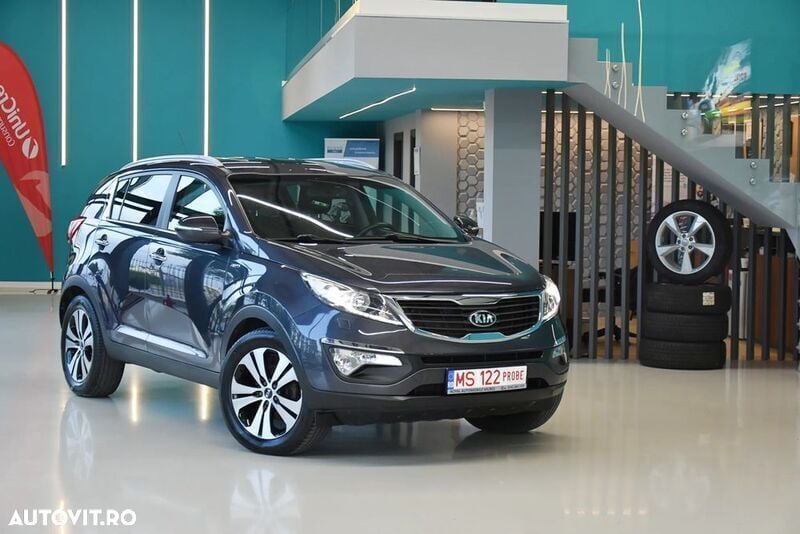 Gri Utilizat 2013 Kia Sportage Vision SUV | 10.990 EUR (Preț OK) - Imagine 1/4