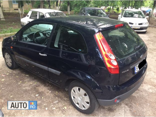 Second-hand Ford Fiesta 60 CP (44 kW) 2006 Negru Hatchback