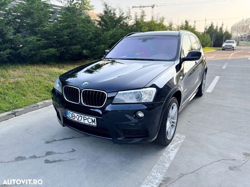Negru Utilizat 2014 BMW X3 SUV | 11.900 EUR (Preț bun) - Imagine 1/4
