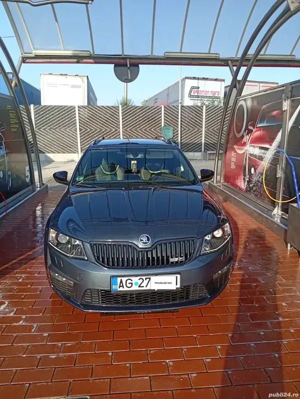 Gri Utilizat 2015 Skoda Octavia RS Break | 9.300 EUR (Preț bun) - Imagine 1/4