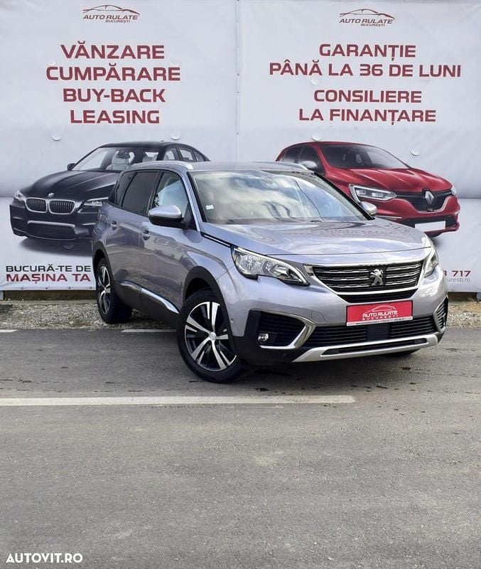 Second-hand Peugeot 5008 Allure 130 CP (95 kW) 2018 Culoareargint Monovolum