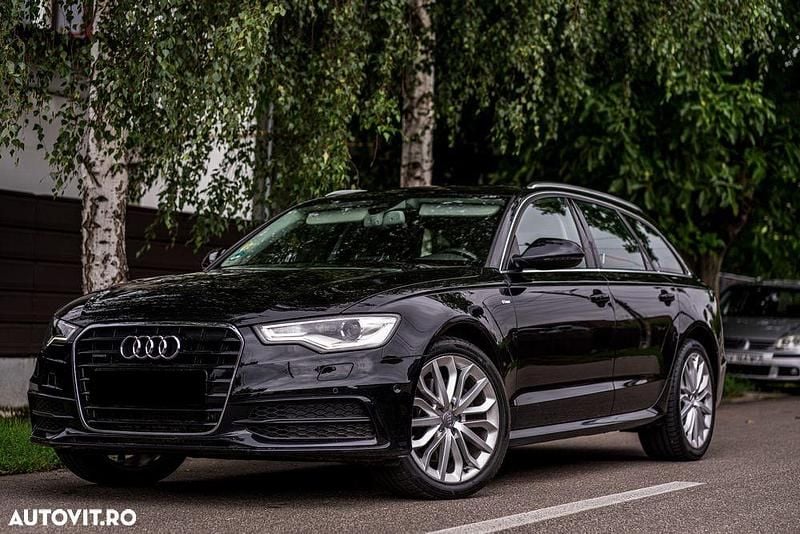 Negru Utilizat 2012 Audi A6 Break | 10.950 EUR (Preț OK) - Imagine 1/4