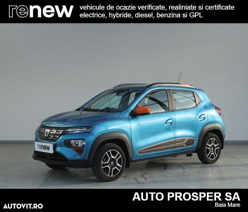 Culoarealbastru Utilizat 2022 Dacia Spring Comfort Plus Hatchback | 9.500 EUR (Preț OK) - Imagine 1/4