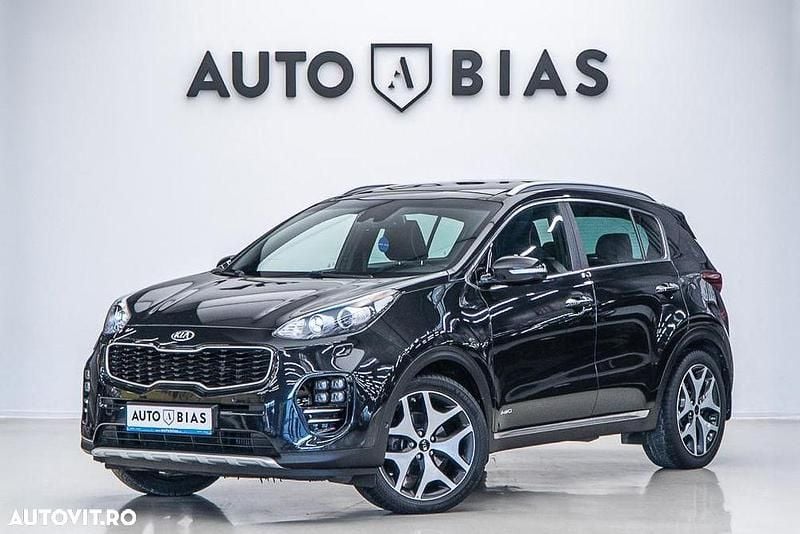 Culoarenegru Utilizat 2018 Kia Sportage GT-Line SUV | 17.950 EUR (Preț OK) - Imagine 1/4