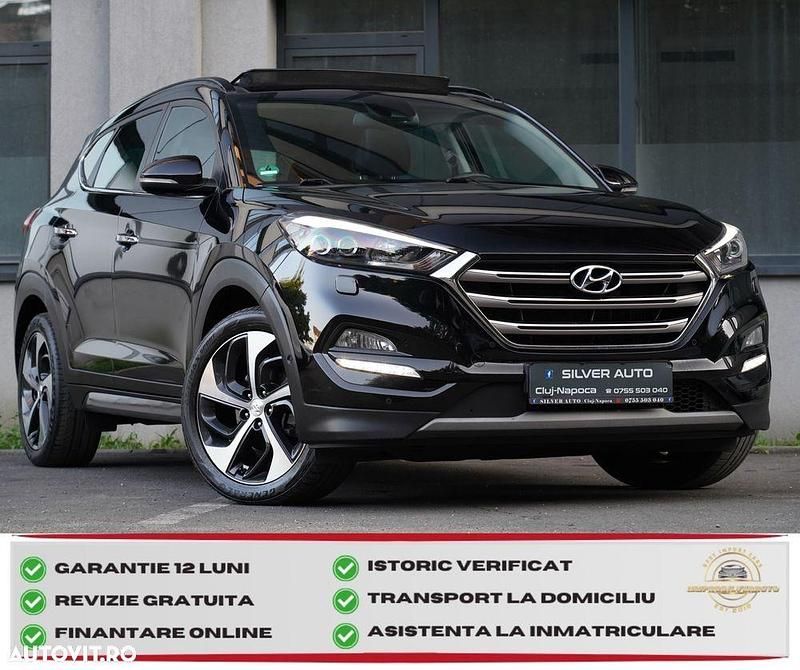 Negru Utilizat 2016 Hyundai Tucson SUV | 15.650 EUR (Preț OK) - Imagine 1/4