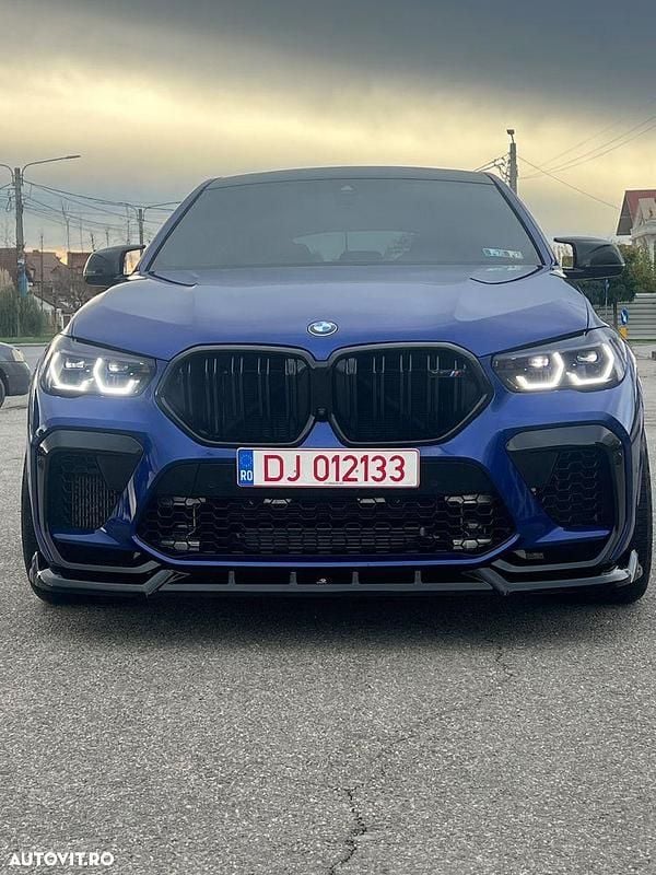 Culoarealbastru Utilizat 2022 BMW X6 M Competition Edition SUV | 95.000 EUR (Preț bun) - Imagine 1/4