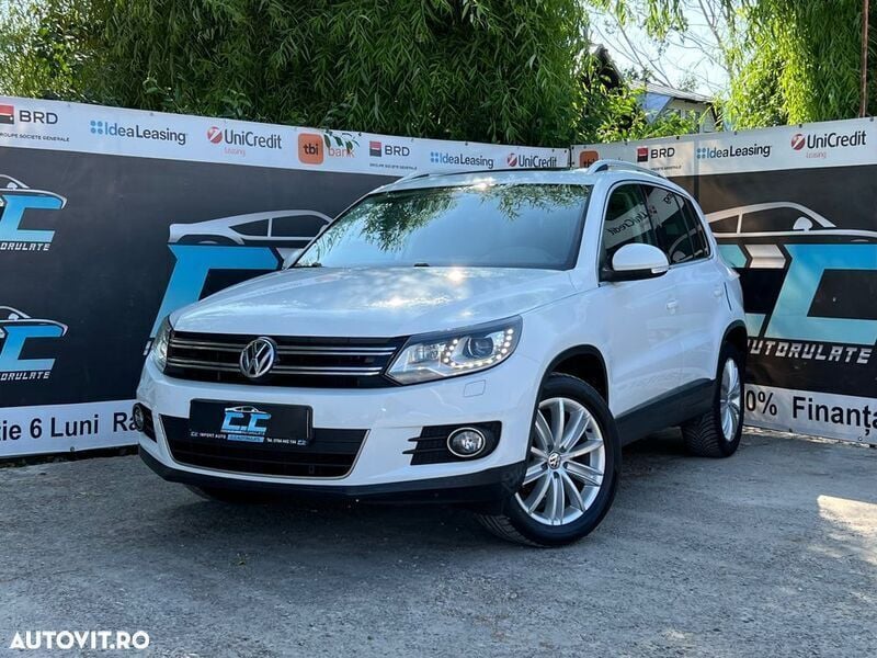 Alb Utilizat 2015 VW Tiguan Sportline SUV | 10.750 EUR (Super Preț) - Imagine 1/4