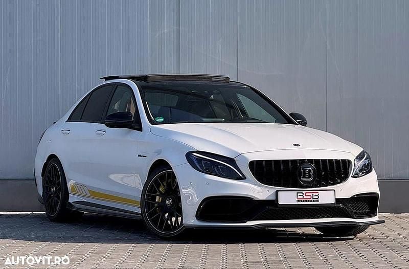 Alb Utilizat 2017 Mercedes C63 AMG AMG Berlinǎ | 56.900 EUR - Imagine 1/4