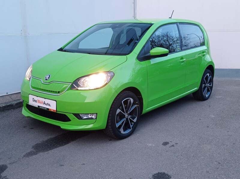 Verde deschis normal Utilizat 2020 Skoda Citigo-e IV Style Hatchback | 12.400 EUR - Imagine 1/4