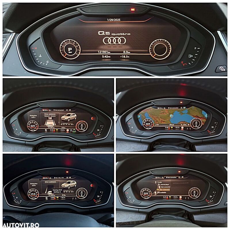 Second-hand Audi Q5 Design 251 CP (184 kW) 2019 Albastru SUV