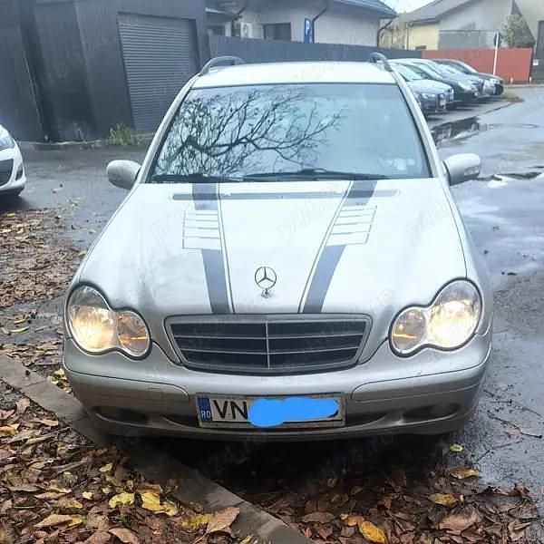 Gri Utilizat 2002 Mercedes C220 Elegance Break | 2.100 EUR (Preț OK) - Imagine 1/4