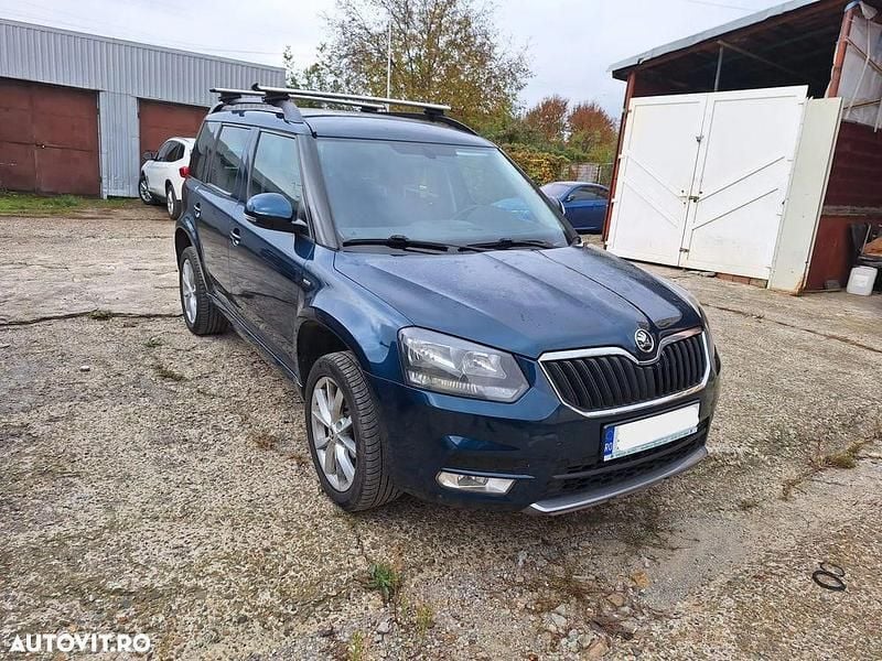 Culoarealbastru Utilizat 2016 Skoda Yeti Active SUV | 8.200 EUR (Super Preț) - Imagine 1/4