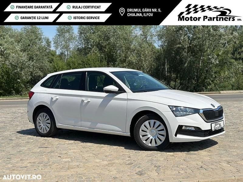 Culoarealb Utilizat 2020 Skoda Scala Ambition Hatchback | 8.990 EUR (Preț bun) - Imagine 1/4
