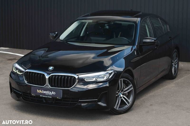 Negru Utilizat 2020 BMW 530 Comfort Edition Berlinǎ | 30.990 EUR (Super Preț) - Imagine 1/4