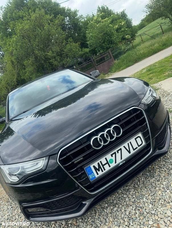 Negru Second-hand 2014 Audi A5 Sportback S-Line Hatchback | 12.000 EUR (Preț bun) - Imagine 1/4