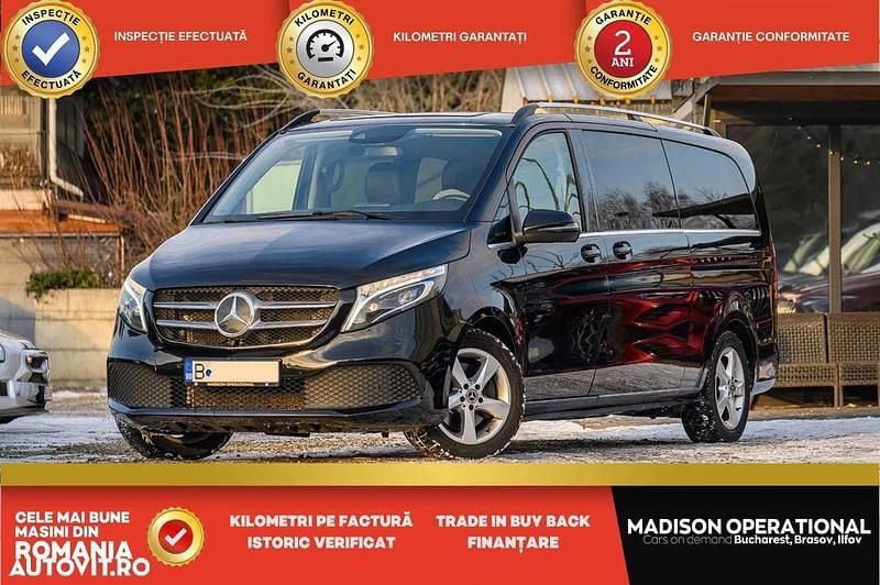 Culoarenegru Utilizat 2020 Mercedes V300 Monovolum | 40.750 EUR (Super Preț) - Imagine 1/4