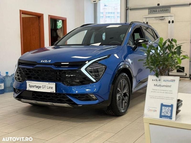 Culoarealbastru Nouă 2025 Kia Sportage GT-Line SUV | 38.892 EUR - Imagine 1/4