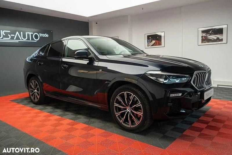 Culoarenegru Utilizat 2021 BMW X6 Sport Line SUV | 49.800 EUR (Super Preț) - Imagine 1/4
