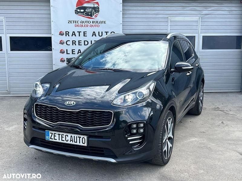 Culoarenegru Utilizat 2017 Kia Sportage GT-Line SUV | 16.490 EUR (Puțin scump) - Imagine 1/4