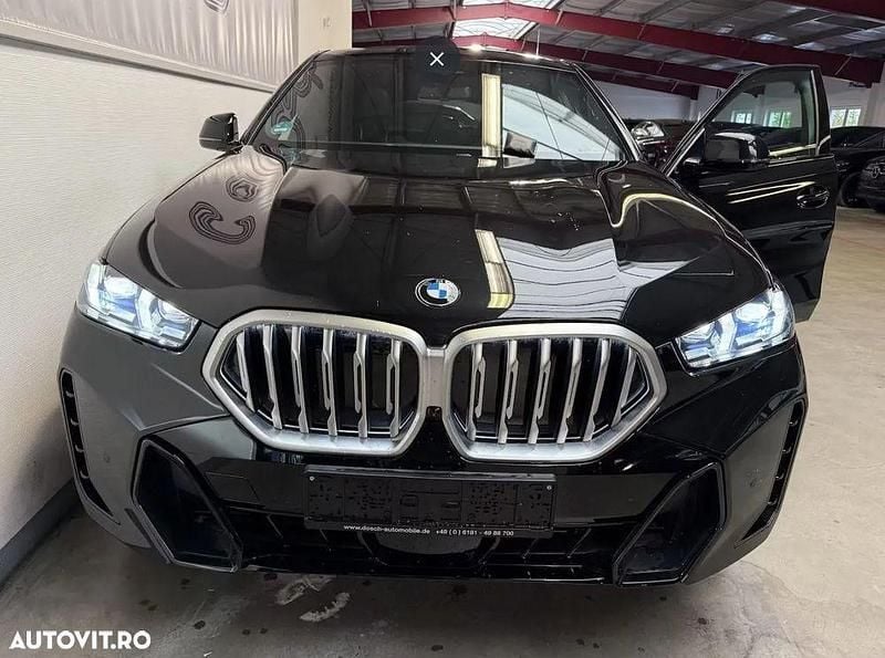 Culoarenegru Utilizat 2024 BMW X6 M Sport SUV | 80.997 EUR (Preț OK) - Imagine 1/4