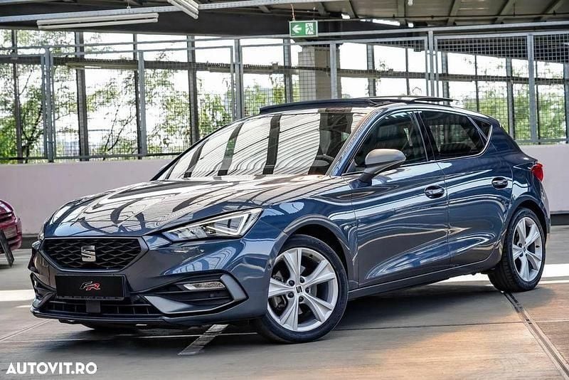 Gri Utilizat 2021 Seat Leon FR Hatchback | 16.900 EUR (Preț OK) - Imagine 1/4