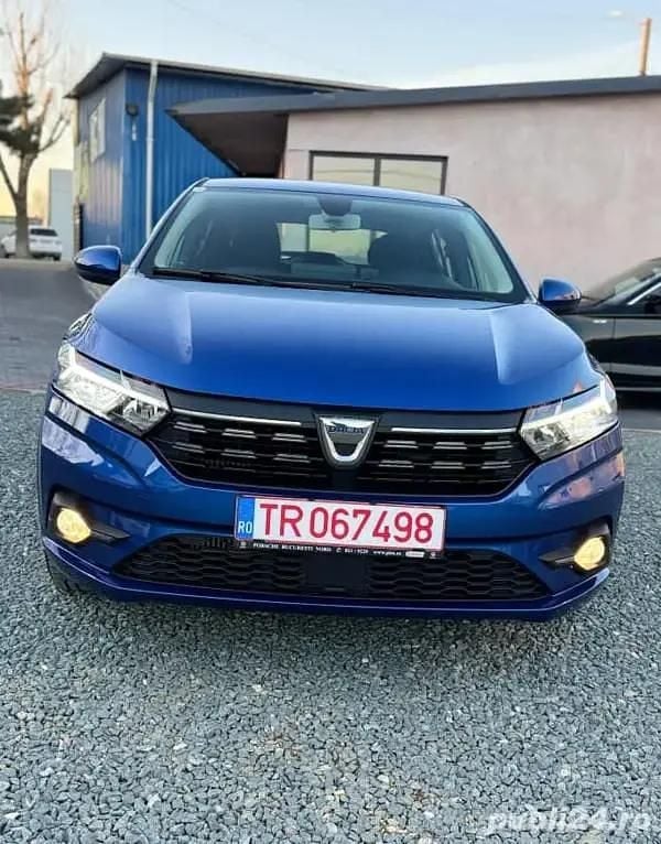 Albastru Utilizat 2021 Dacia Sandero Comfort Hatchback | 7.000 EUR (Super Preț) - Imagine 1/4
