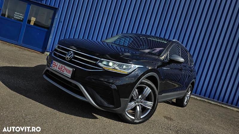 Negru Utilizat 2022 VW Tiguan Allspace Elegance SUV | 25.499 EUR (Preț bun) - Imagine 1/4