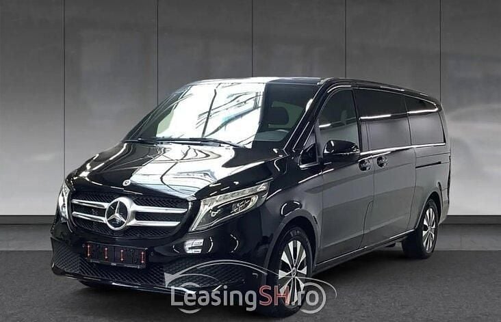 Negru Utilizat 2022 Mercedes V300 Monovolum | 62.490 EUR (Super Preț) - Imagine 1/4