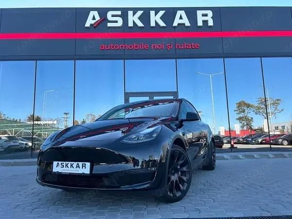 Culoarenegru Utilizat 2022 Tesla Model Y SUV | 38.500 EUR - Imagine 1/4