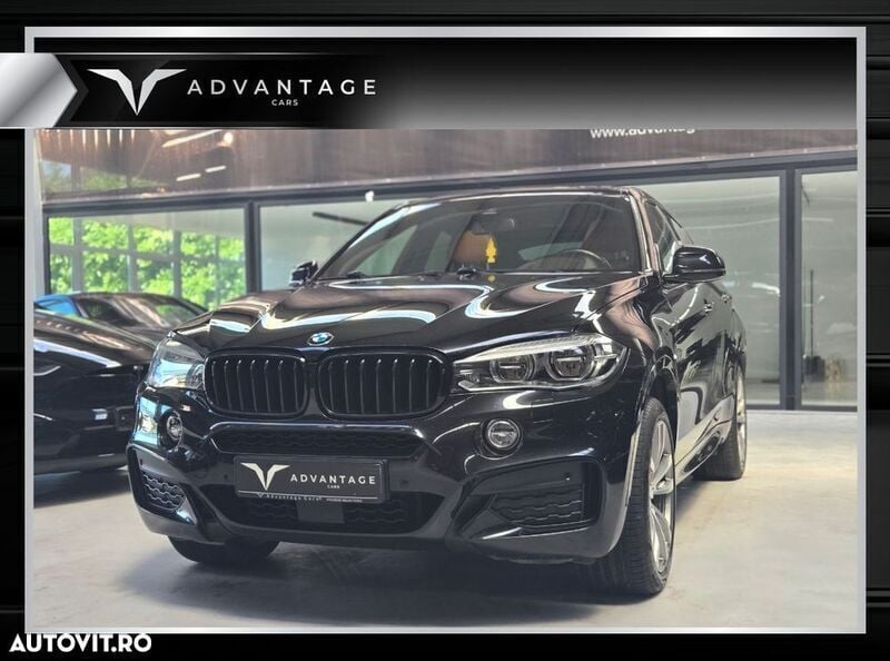 Negru Utilizat 2017 BMW X6 SUV | 28.768 EUR (Preț bun) - Imagine 1/4