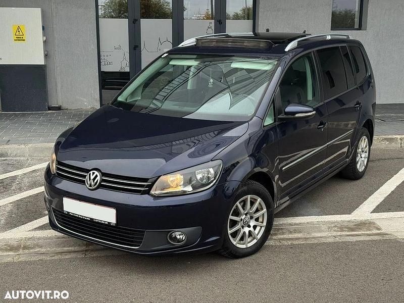 Culoarealbastru Utilizat 2012 VW Touran Highline Monovolum | 6.390 EUR (Preț OK) - Imagine 1/4