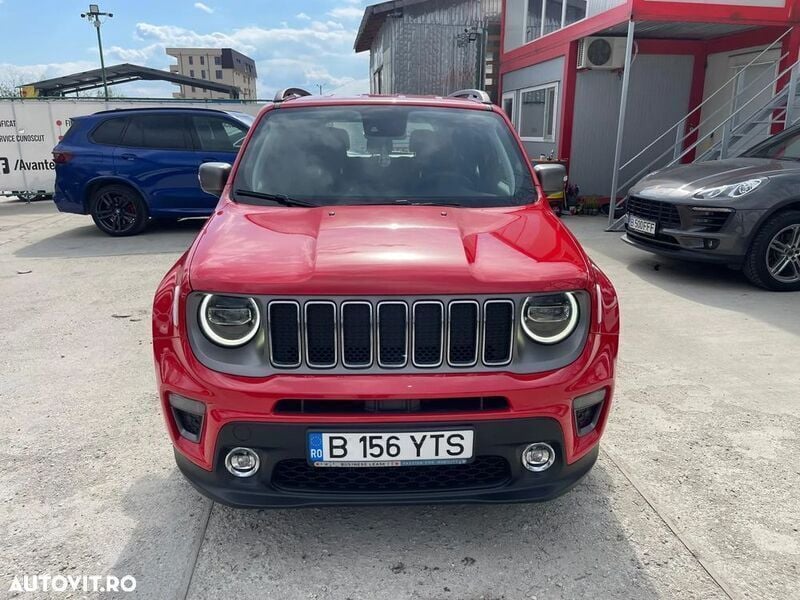 Rosu Utilizat 2020 Jeep Renegade Limited SUV | 16.499 EUR - Imagine 1/4